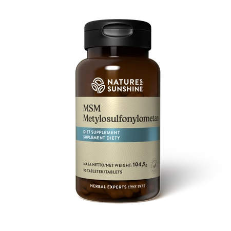 Nature's Sunshine MSM- Metylosulfonylometan na stawy 90 tabl.