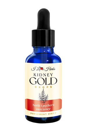 I LOVE HERRBS - KIDNEY Gold Drops NERKI I PĘCHERZ MOCZOWY (50 ml)