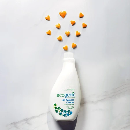 Ecogenic, Uniwersalny płyn do czyszczenia różnych powierzchni, Pomarańcza, 1000 ml