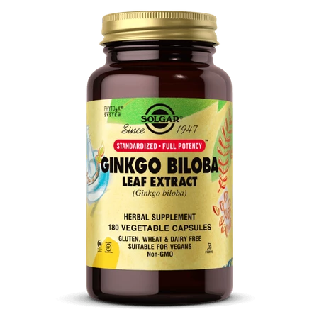 Solgar Ginkgo Biloba Leaf Extract 180 kaps.