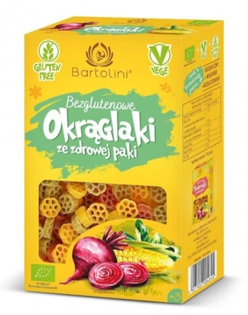 Makaron kukurydziano-ryżowy kółka kolorowe BEZGL. BIO 250g