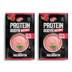 Zestaw: 2x Celiko Budyń proteinowy smak malina bezglutenowy 40 g