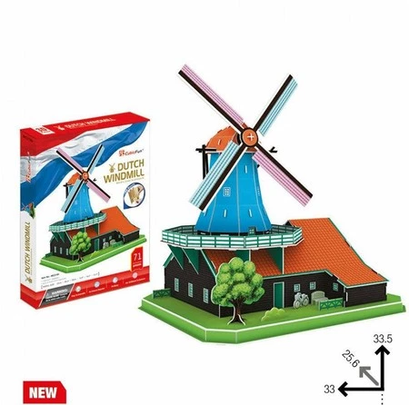 Puzzle 3D duży zestaw Wiatrak Holenderski MC219H DANTE