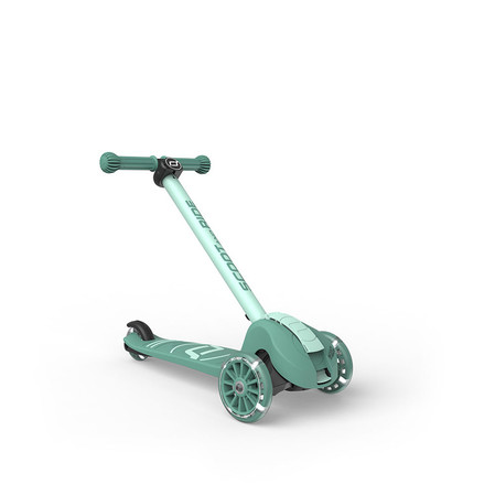 SCOOTANDRIDE Highwaykick 3S Hulajnoga z systemem sterowania 2w1 i kółkami LED składana 3+ Forest