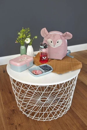 Lassig Zestaw śniadaniowy na lunch Lunchbox + Tritanowa butelka - bidon 460 ml About Friends Szynszyla