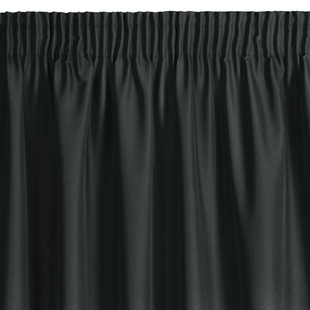 ZASŁONA GOTOWA RITA NA TAŚMIE 140 X 270 CM CZARNY