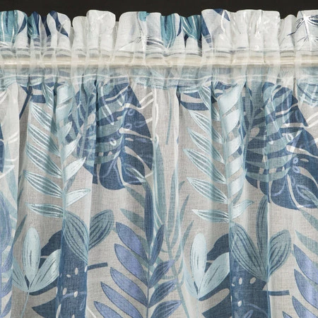 FIRANA GOTOWA MALTA NA TAŚMIE 140 X 270 CM GRANATOWY