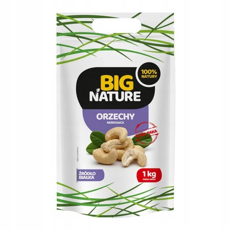 Big Nature Orzechy nerkowca 1kg - Połówki
