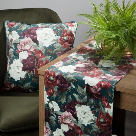 OBRUS VELVET 2 35 X 180 CM ZIELONY