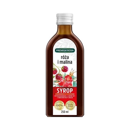 Syrop różano malinowy 250 ml - KRÓTKA DATA 2025-01-31