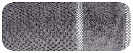 Ręcznik Caleb (03), 50 x 90 cm, Stalowy