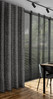 ZASŁONA GOTOWA TIFFANY 135 X 250 CM CZARNY
