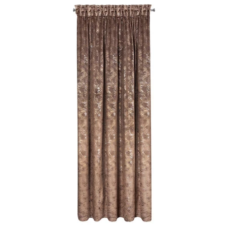 ZASŁONA GOTOWA TULIA NA TAŚMIE 135 X 270 CM BRĄZOWY