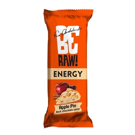 BeRAW Baton owocowy Energy szarlotkowy - 40g