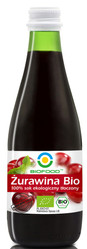 SOK ŻURAWINOWY NFC BEZGLUTENOWY BIO 300 ml - BIO FOOD