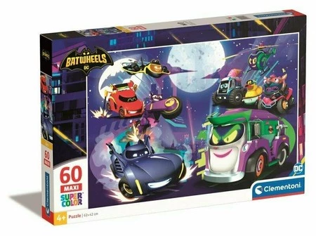 Clementoni Puzzle 60el Maxi SuperColor Batwheels 26597