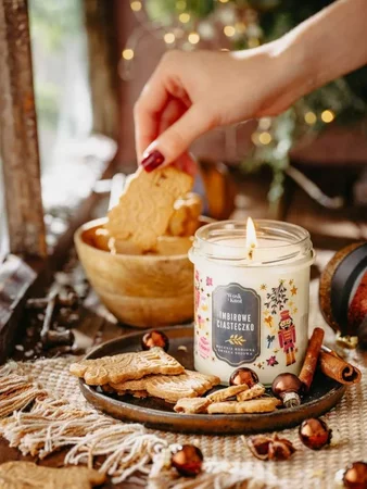 Woskiknot świeca sojowa Imbirowe Ciasteczko 300ml