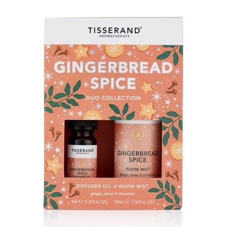 TISSERAND AROMATHERAPY Gingerbread Spice Duo Collection - Diffuser Oil & Room Mist (1 x 9 ml, 1 x 100 ml)