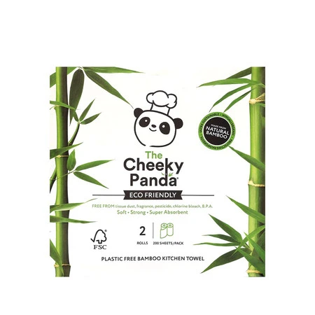 Cheeky Panda, Ręcznik papierowy, 200 listków (2 rolki po 100 listków)
