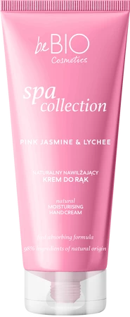 beBIO Spa Collection Nawilżający krem do rąk Pink Jasmine & Lychee 50ml