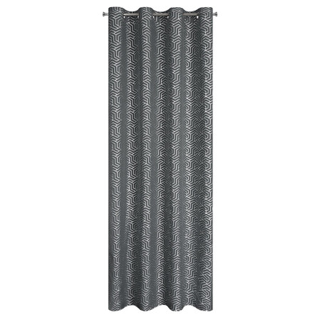ZASŁONA GOTOWA SEMI 140 X 250 CM STALOWY