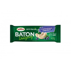 Targroch Baton daktylowy z nerkowcami i jagodą 40 g