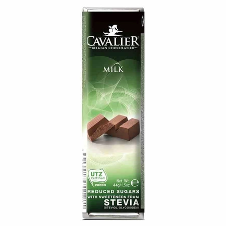 CAVALIER Baton z czekolady mlecznej sł. stewią 40g
