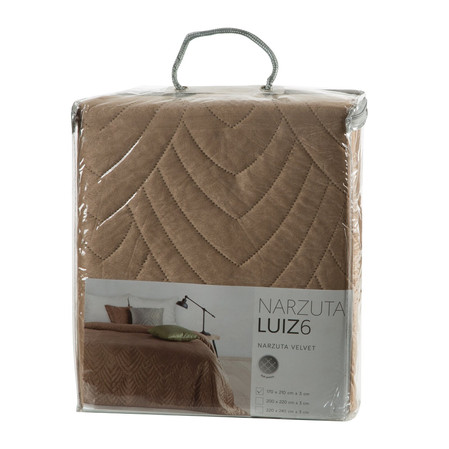 NARZUTA D91 LUIZ 6 170 X 210 CM CIEMNOBEŻOWY