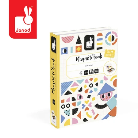 Janod Magnetyczna układanka Kształty Magnetibook 3+ (edycja 2026)