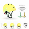 SCOOTANDRIDE Kask XXS-S dla dzieci 1-5 lat Lemon