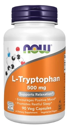 NOW FOODS L-Tryptofan 500 mg 90 kaps.