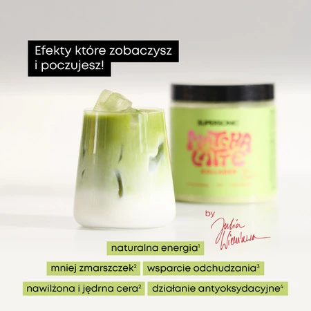 SUPERSONIC Matcha Latte Collagen 280g (20 porcji)
