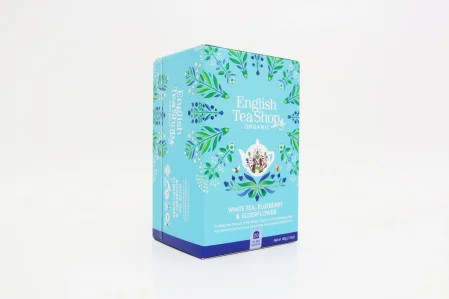 English Tea Shop Herbata biała z dzikim bzem i borówką 20 saszetek BIO