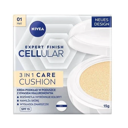 Expert Finish Cellular 3in1 Care Cushion krem-podkład w poduszce SPF15 01 Light 15ml