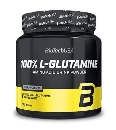 BioTech USA L-Glutamine Aminkowasy L-Glutamina 500g