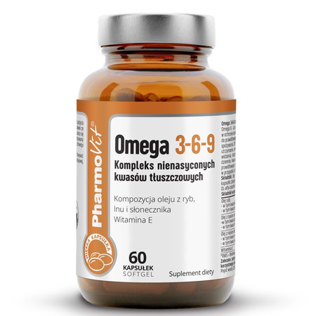 Pharmovit kwasy Omega 3-6-9 60 kaps.