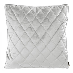 POSZEWKA VELVET 27 45 X 45 CM SREBRNY