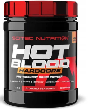 Scitec Nutrition Hot Blood Hardcore Guarana przedtreningówka 375g
