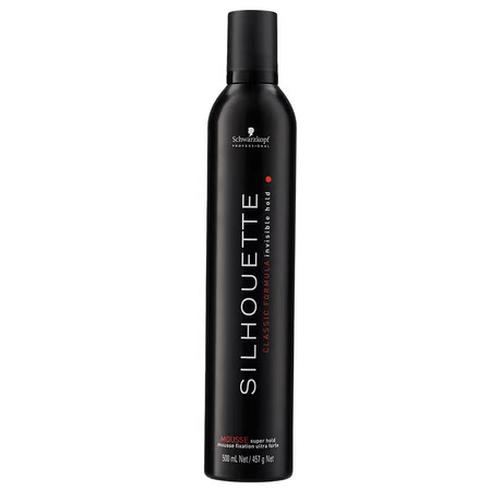 Silhouette Super Hold Mousse bardzo mocno utrwalająca pianka do włosów 500ml