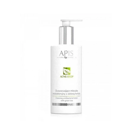 Acne-Stop Cleansing Antibacterial Lotion oczyszczające mleczko antybakteryjne z zieloną herbatą 300ml