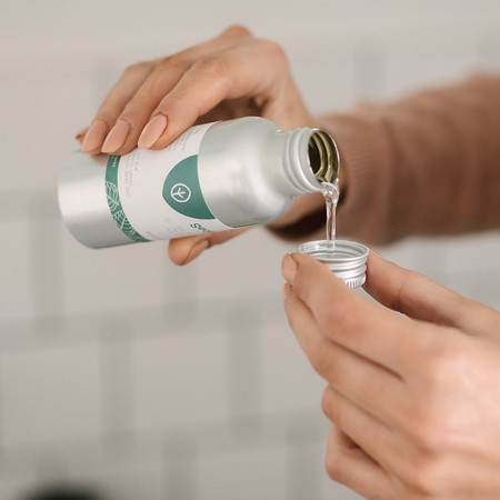 Georganics, Olej do płukania jamy ustnej, z naturalnym składem, do codziennej pielęgnacji, smak drzewa herbacianego, 100 ml