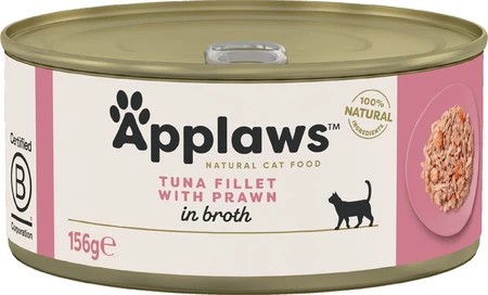 APPLAWS Tuna Fillet & Prawn Tuńczyk z Krewetkami 156g