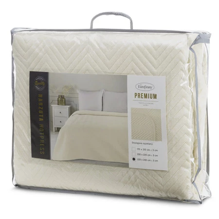 NARZUTA LEN 3 220 X 240 CM KREMOWY