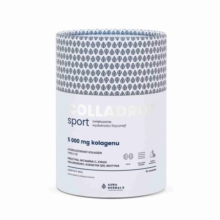 Colladrop® Sport, kolagen morski 5000 mg - 30 saszetek