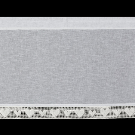 Firana gotowa Gaja na Taśmie 150 x 60 cm, Kremowy