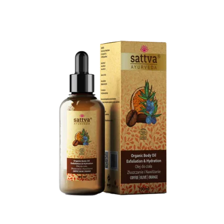Sattva - Organiczny olejek złuszczający do masażu 100ml