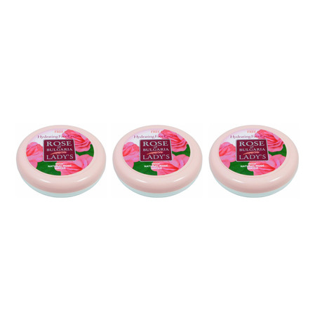 Zestaw: 3x ROSE Krem nawilżający do twarzy 100ml BIOFRESH
