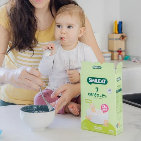 Smileat, BIO Kaszka dla niemowląt 7 zbóż 6m+, 200g