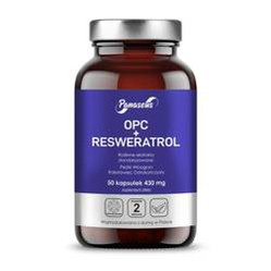 Panaseus OPC + Resweratrol - 50 kap młodość
