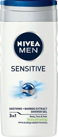 Nivea Men Żel pod prysznic Sensitive 3 w 1  250ml